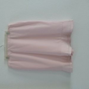 Worthington stretch pink ruffled skirt